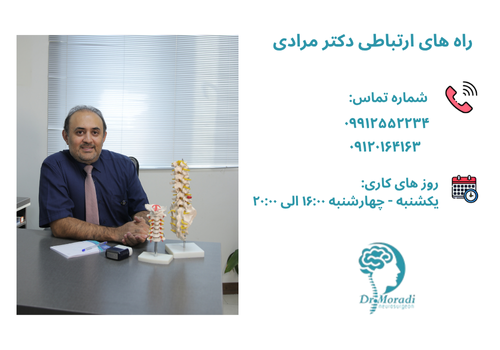 راه های ارتباطی با دکتر مرادی