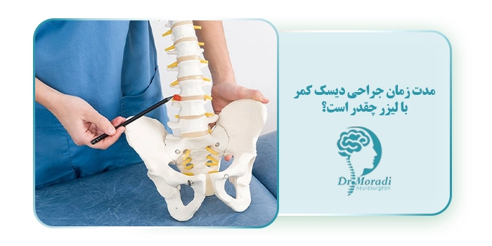 مدت زمان جراحی دیسک کمر با لیزر چقدر است؟
