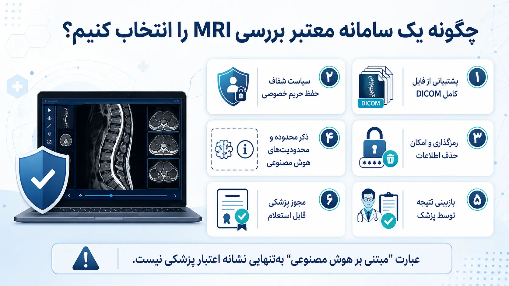 چگونه یک سامانه معتبر برسی ام ار ای انتخاب کنیم؟